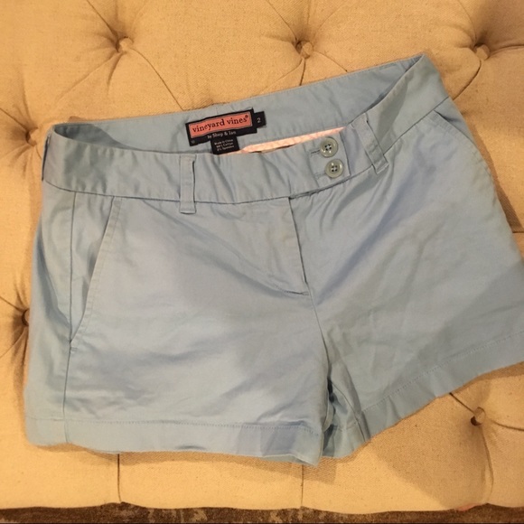 🌞Vineyard Vines Short Light Blue 3 in Inseam Sz 2 - Picture 3 of 3